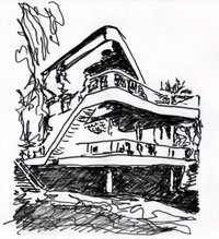 [Fig. 05] Concept of Dynamic for the Private Residence Haus Schminke, Hans Scharoun